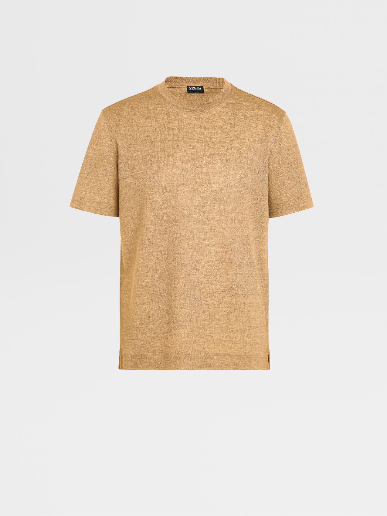 Peach Color Linen T-shirt
